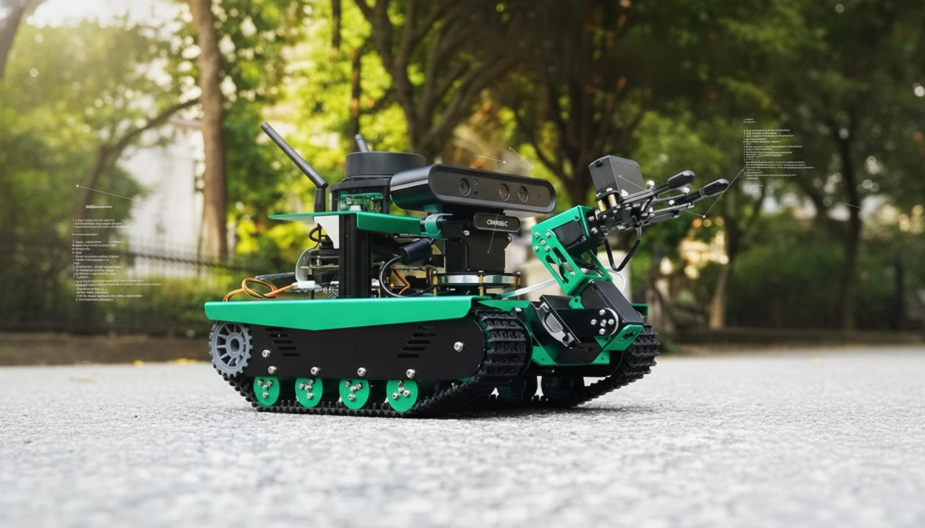 Build a Lidar Robot Tank in Python: Map & Navigate