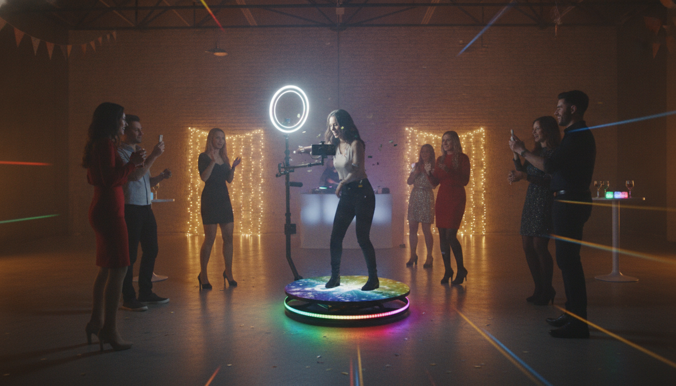 Slow-Motion 360 Photo Booth for Share-Ready Event Clips